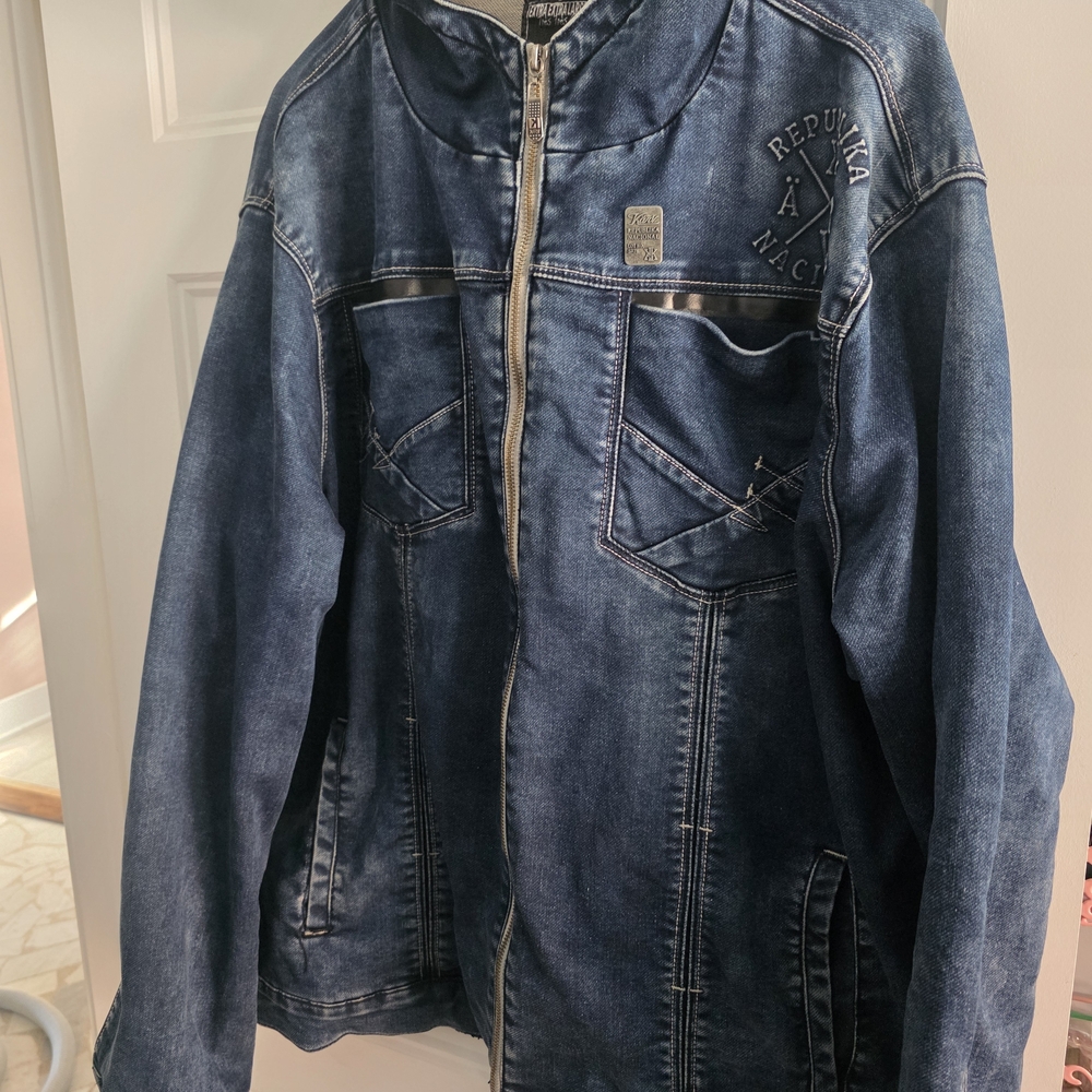 Republic A Navy Blue Denim Jacket